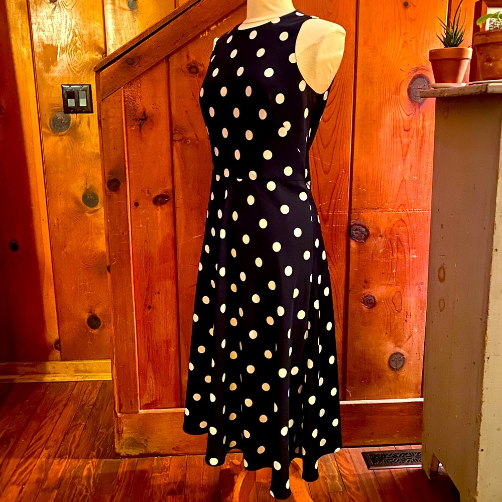 Lauren Ralph Lauren Polkadot MIDI/Maxi Dress
